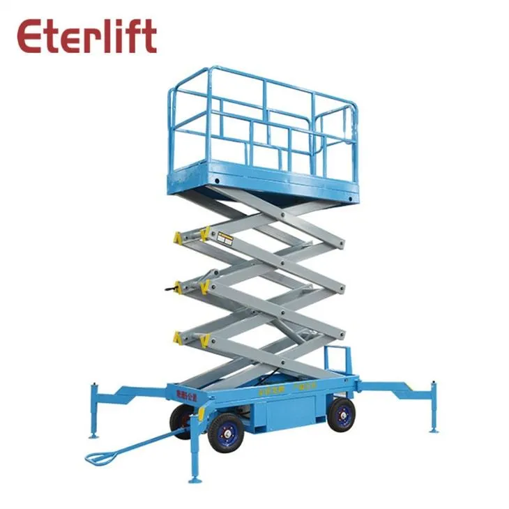 Poloelektrická hydraulická nožnicová zdvíhacia plošina