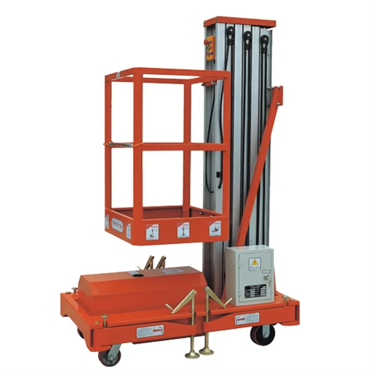 Hliníkové vertikálne zdvíhacie plošiny pre letecké práce