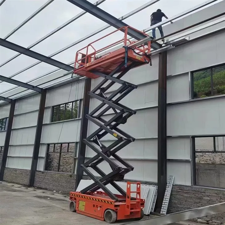 Hydraulická nožnica na výťahovú plošinu