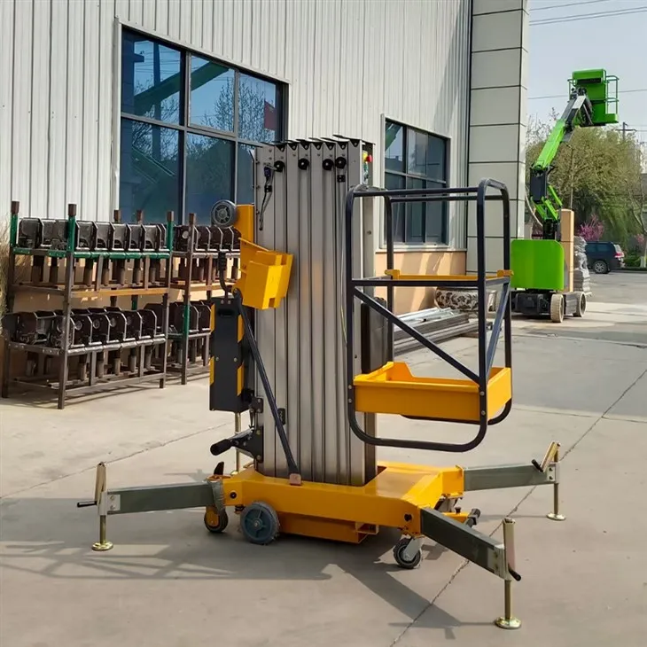 Vertikálny výťah s jedným stožiarmi