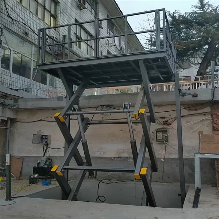 Stacionárny nožnicový výťah