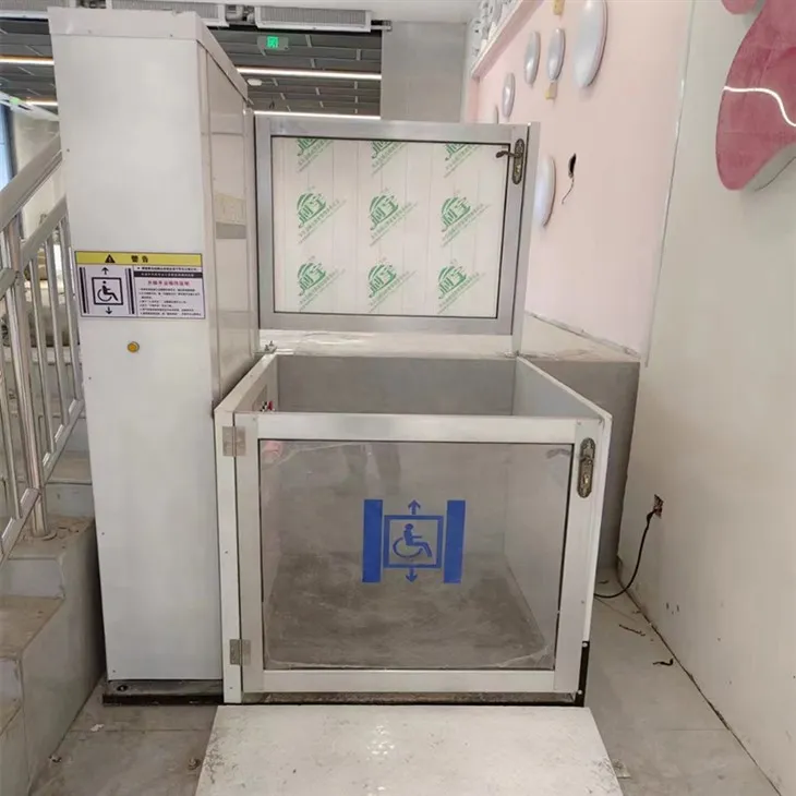 Vertikálne výťahy pre invalidný vozík